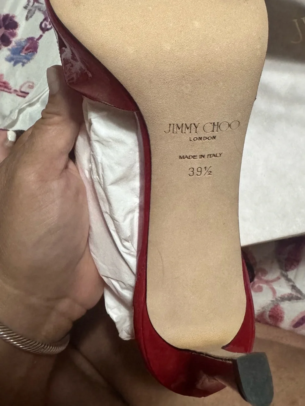 Jimmy Choo- “Brand New / Never Worn – Comes with Original Box & Packaging